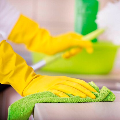 Artikelbild 3 für HYGOSTAR unisex Gummihandschuhe Bettina gelb Größe 9, 1 Paar, Artikelnummer 651598