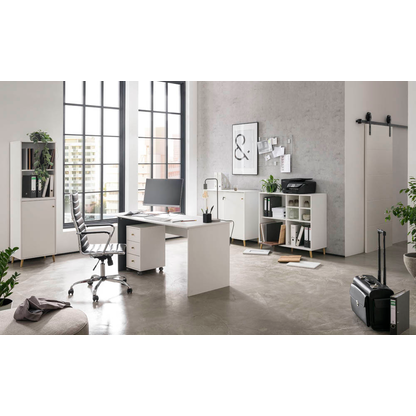 Artikelbild 10 für MÖBELPARTNER Regalschrank 500, 701808 weiß 151,05 x 41,0 x 168,7 cm, 1 St., Artikelnummer 824132