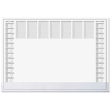 Artikelbild 1 für SIGEL Schreibtischunterlage Protect 2026/2027 weiß Papier 59,5 x 41,0 cm, 40 Blatt, Artikelnummer 585731