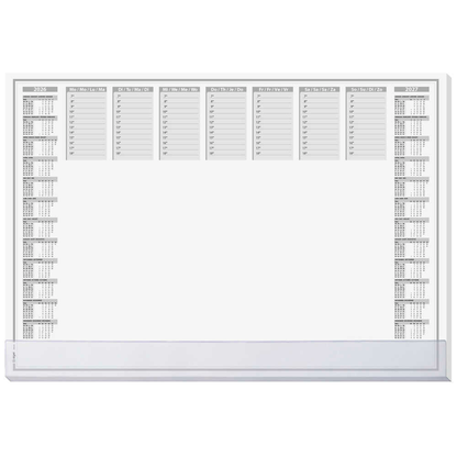 Artikelbild für SIGEL Schreibtischunterlage Protect 2026/2027 weiß Papier 59,5 x 41,0 cm, 40 Blatt, Artikelnummer 585731