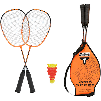 Artikelbild für TALBOT torro® Badminton-Set schwarz, orange, Artikelnummer 470353