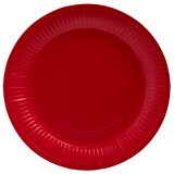 Artikelbild 1 für PROnappe Pappteller rot Ø 23,0 cm, 20 St., Artikelnummer 345779