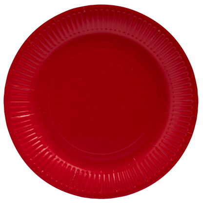 Artikelbild für PROnappe Pappteller rot Ø 23,0 cm, 20 St., Artikelnummer 345779