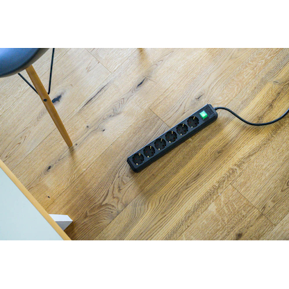Artikelbild 8 für brennenstuhl Eco-Line 6-fach Steckdosenleiste mit Schalter 1,5 m schwarz, Artikelnummer 554586
