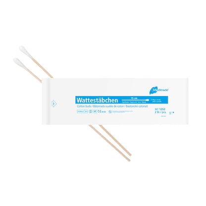 Artikelbild 2 für Meditrade® Wattestäbchen braun, 200 St., Artikelnummer 564108