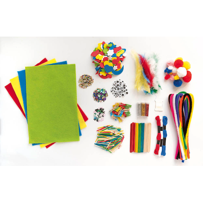 Artikelbild 2 für folia Bastelset Kreativbox mixed 1.300-tlg. mehrfarbig, Artikelnummer 822268