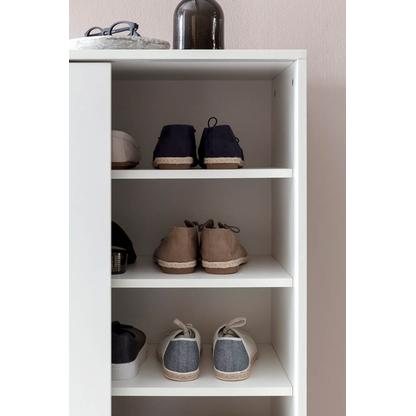 Artikelbild 9 für WOHNLING Schuhschrank, WL5.712 weiß 4 Fachböden 100,0 x 37,5 x 108,0 cm, Artikelnummer 907323