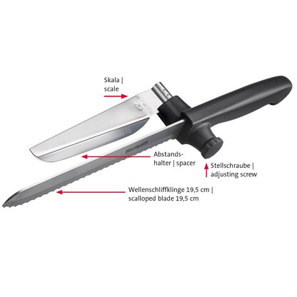 Artikelbild 2 für WESTMARK Brotmesser silber, schwarz, 1 St., Artikelnummer 996477