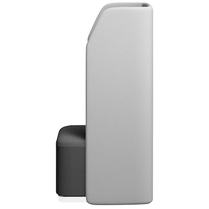 Artikelbild 3 für rocada Besprechungsecke Soft Seating schwarz, grau grau Stoff 71,0 x 65,0 x 133,0 cm, 1 St., Artikelnummer 685507