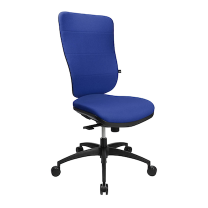 Artikelbild 3 für Topstar Bürostuhl Soft Pro 100, NN400 T38 Stoff blau, Gestell schwarz, Artikelnummer 263448