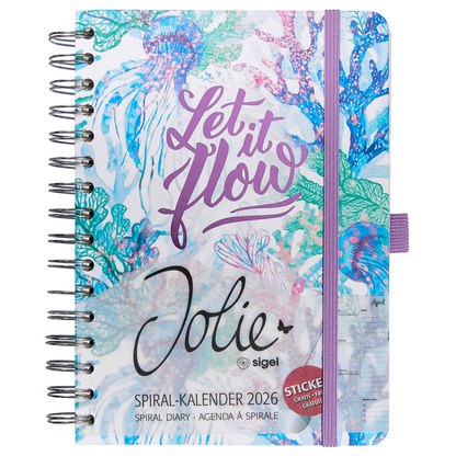 Artikelbild 2 für SIGEL Buchkalender Jolie 2026 Underwater Miracles, 1 St., Artikelnummer 568669