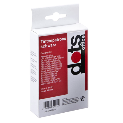 Artikelbild 2 für dots schwarz Druckerpatrone kompatibel zu EPSON T1291, Artikelnummer 149334