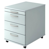 Artikelbild 1 für HAMMERBACHER Inader Rollcontainer lichtgrau 4 Auszüge 42,8 x 58,0 x 59,0 cm, Artikelnummer 844124