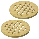 Artikelbild 1 für WESTMARK Untersetzer Tapas + Friends hellbraun Ø 20,0 cm, 2 St., Artikelnummer 996936