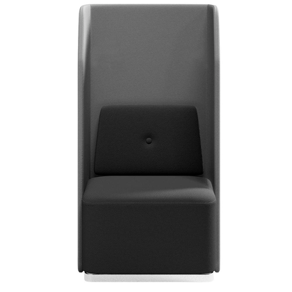 Artikelbild 2 für rocada Besprechungsecke Soft Seating schwarz, grau grau Stoff 71,0 x 65,0 x 133,0 cm, 1 St., Artikelnummer 685507