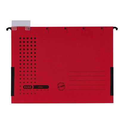 Artikelbild 3 für ELBA Hängetaschen chic ULTIMATE rot, 5 St., Artikelnummer 602227