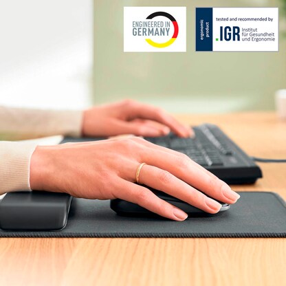 Artikelbild 6 für LEITZ Mousepad mit Handgelenkauflage Ergo dunkelgrau, Artikelnummer 118097