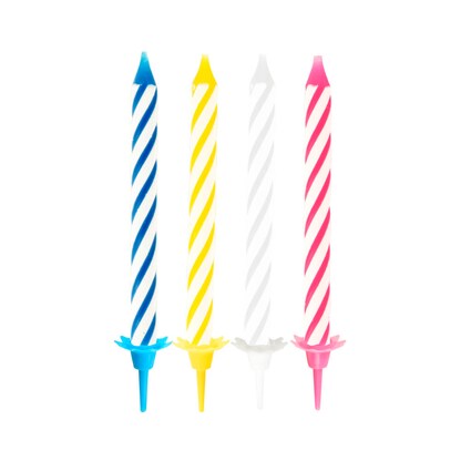 Artikelbild 4 für PAPSTAR Geburtstagskerzen mehrfarbig, 24 St., Artikelnummer 683023