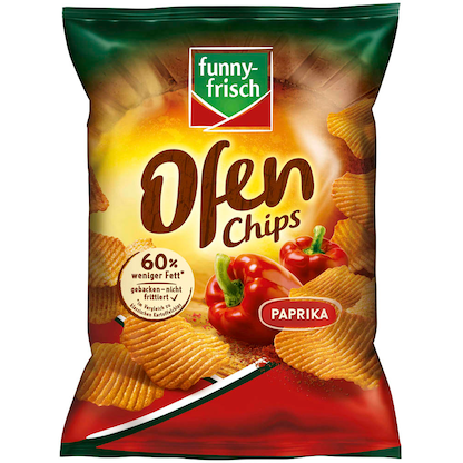 Artikelbild für funny-frisch Ofen Chips Paprika Chips 125,0 g, Artikelnummer 326706