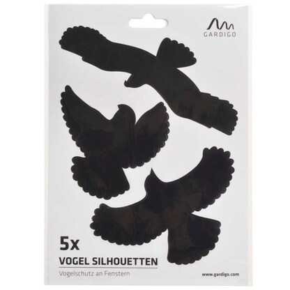 Artikelbild 6 für GARDIGO Aufkleber Vogel Silhouetten, schwarz, 5 St., Artikelnummer 796718