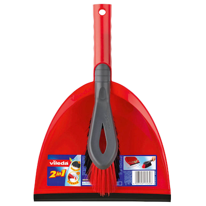 Artikelbild für vileda Kehrgarnitur 2in1 rot Kunststoff, Artikelnummer 583409