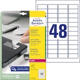 Artikelbild 1 für AVERY Zweckform Sicherheitsetiketten L6113-20 weiß 45,7 x 21,2 mm, 20 Blatt, Artikelnummer 896902