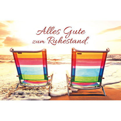 Artikelbild 2 für LUMA Ruhestand Karte Meerblick LU2241 DIN B6, 1 St., Artikelnummer 798193