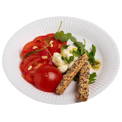 Artikelbild 5 für PROnappe Pappteller weiß 23,0 x 23,0 cm, 50 St., Artikelnummer 344998