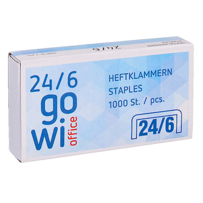 Artikelbild 2 für Gowi Heftklammern 24/6, 1.000 St., Artikelnummer 758746
