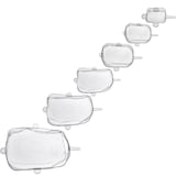 Artikelbild 1 für WESTMARK Frischhaltedeckel-Set Silikon Square transparent, 1 Set, Artikelnummer 996963