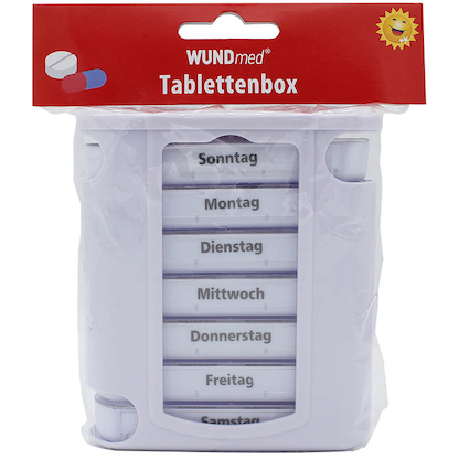 Artikelbild 2 für WUNDmed® Tablettenbox Tower grau, 1 St., Artikelnummer 471559