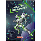 Artikelbild 1 für BRUNNEN Sammelmappe ROBOT HEROES DIN A4 dunkelblau, mint, 1 St., Artikelnummer 689838