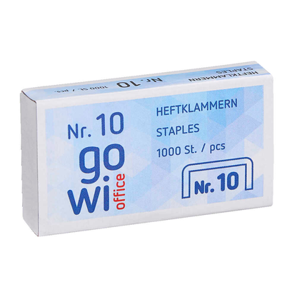 Artikelbild 3 für Gowi Heftklammern No.10, 1.000 St., Artikelnummer 758761