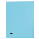 Artikelbild 1 für dots Ordnerregister DIN A4 Vollformat 1-10 blau 10-teilig, 5 Satz, Artikelnummer 293738