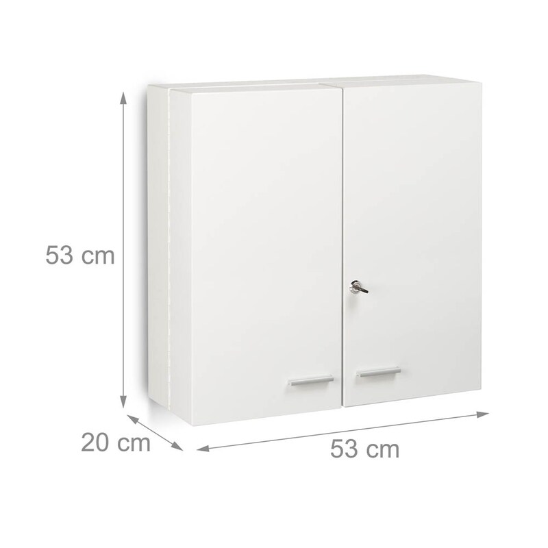 relaxdays Medizinschrank XXL Premium ohne Norm weiß