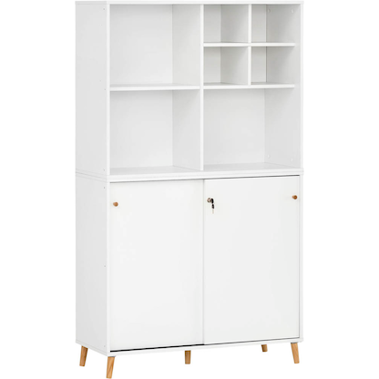 Artikelbild für MÖBELPARTNER Regalschrank 500, 701802 weiß 100,1 x 41,0 x 168,7 cm, 1 St., Artikelnummer 824023