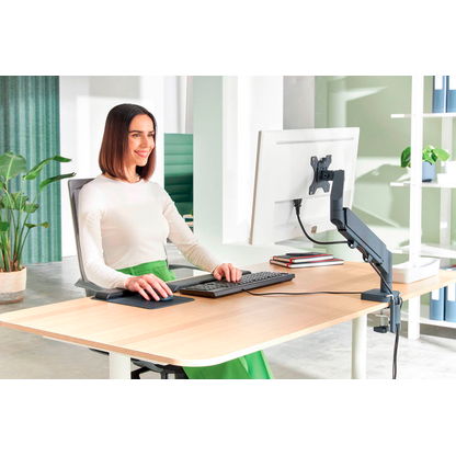 Artikelbild 3 für LEITZ Monitor-Halterung Ergo 64890089 dunkelgrau für 1 Monitor, Tischklemme, Artikelnummer 103709