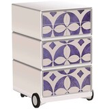 Artikelbild 1 für PAPERFLOW easyBox Contents Rollcontainer weiß, bunt 61217 4 Auszüge 39,0 x 43,6 x 64,2 cm, Artikelnummer 215008