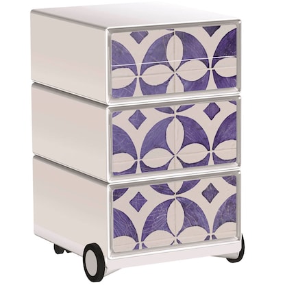 Artikelbild für PAPERFLOW easyBox Contents Rollcontainer weiß, bunt 61217 4 Auszüge 39,0 x 43,6 x 64,2 cm, Artikelnummer 215008