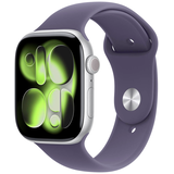 Artikelbild 1 für Apple Watch Series 11 46 mm Aluminium (GPS) Sportarmband M/L nebelviolett, silber, Artikelnummer 714549