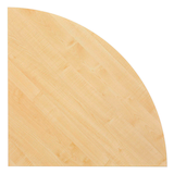 Artikelbild 1 für HAMMERBACHER Verbindungsplatte Inader ahorn, dreieckig abgerundet 80,0 x 80,0 x 2,5 cm, Artikelnummer 849188