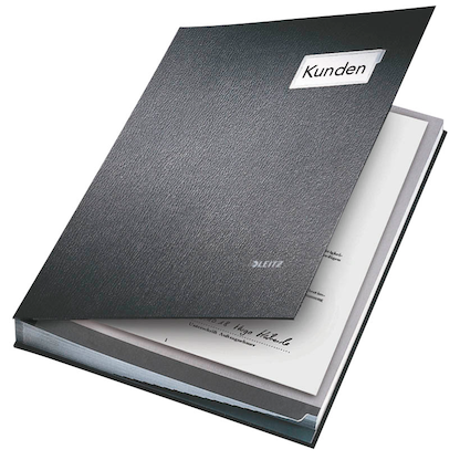 Artikelbild für LEITZ Unterschriftenmappe Unterschriftsmappe 5700 20 Fächer schwarz, 1 St., Artikelnummer 154179