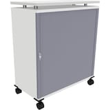 Artikelbild 1 für fm Sidney Bürowagen weiß 2 Ebenen 93,4 x 46,3 x 103,8 cm, Artikelnummer 294597