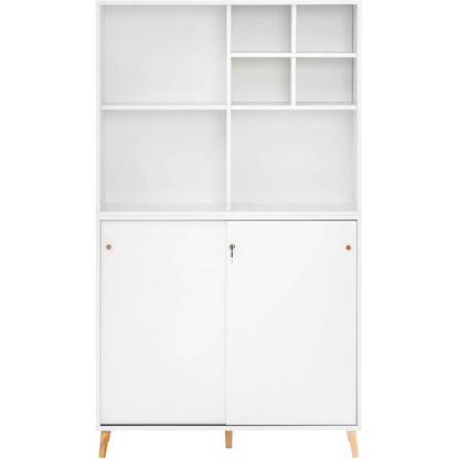 Artikelbild 7 für MÖBELPARTNER Regalschrank 500, 701802 weiß 100,1 x 41,0 x 168,7 cm, 1 St., Artikelnummer 824023