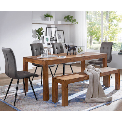 Artikelbild 5 für WOHNLING Sitzbank WL1.435 sheesham Holz 120,0 cm, Artikelnummer 544854