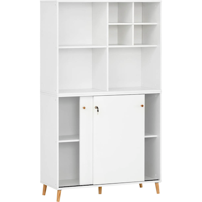 Artikelbild 6 für MÖBELPARTNER Regalschrank 500, 701802 weiß 100,1 x 41,0 x 168,7 cm, 1 St., Artikelnummer 824023