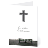 Artikelbild 1 für LUMA Trauerkarte leere Bank LU1434 DIN B6, 1 St., Artikelnummer 141436