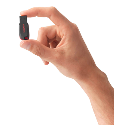 Artikelbild 3 für SanDisk USB-Stick Cruzer Blade schwarz, rot 128 GB, 1 St., Artikelnummer 162584