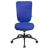 Artikelbild 1 für Topstar Bürostuhl Soft Pro 100, NN400 T38 Stoff blau, Gestell schwarz, Artikelnummer 263448