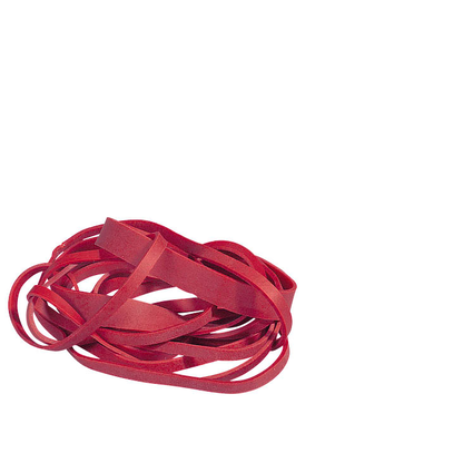 Artikelbild für office discount Gummibänder rot 0,4 cm, Ø 13,0 cm, 500,0 g, Artikelnummer 621359